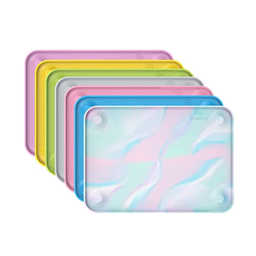 Generic Dr. Betty’s - Food Grade Silicone Placemat / Play Mat With Super Suction And Raised Edges To Contain Messes For Babies + Toddlers + Kids | Non-Slip, Dishwasher Safe (Gray) #TOP3
