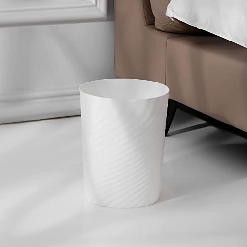 UUJOLY-Plastic-Small-Trash-Can-Wastebasket-Garbage-Container-Basket-for-Bathrooms-Laundry-Room-Kitchens-Offices-Kids-Rooms-Dorms-White-18-Gallon
