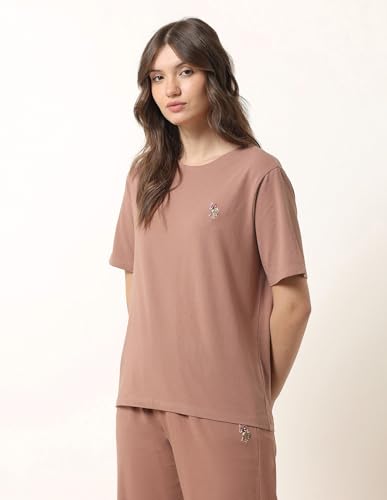 Image of U.S. Polo Assn. Women's Solid Loose Fit T-Shirt