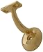 Hardware Essentials 852884 Ornamental Handrail Brackets Brass, 1 Count (Pack of 1)
