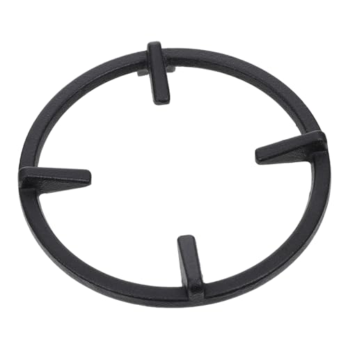 ZUNOXAZ Soporte Antideslizante para Cocina Gas de Hierro Rejilla para Paella y Ollas Accesorio Práctico para Hornillo Gas Fácil Instalación y Aislamiento Térmico