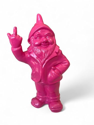 Sparfroh Gartenzwerg frecher Kerl 34cm - Pink