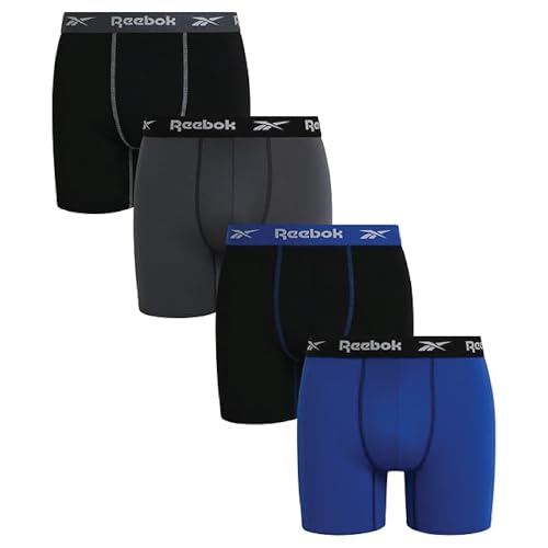 Reebok Boxer Briefs 4-Pack 6-inch