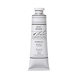 M. Graham 2-Ounce Tube Acrylic Paint, Zinc White