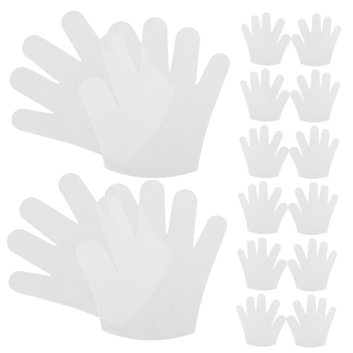 NOLITOY Dry Hand Moisturizing Gloves 50 Pairs Overnight Gloves for Women Non-Woven Fabrics Lotion Gloves Hand Moisturizer Gloves Prevent Wrinkles and Lines