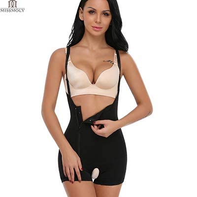 GenericWorldCare® Colombianas Body Shaper Slimming Underwear Women Ultra Modeling Shapewear Faja Girdle Tummy Control Bod Color Zipper on The Side Size L70094 | Pack of 1