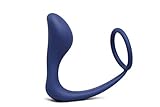 LYNK Pleasure Cock Ring Prostate Massager - Seamless Silicone Prostate Toy Butt Plug Combo for Men - Male Sex Toy for Penis and Anal - Phthalate & Latex Free - Easy to Use for Beginners