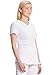Cherokee Infinity Womens V-Neck Scrub Top Contemporary Fit, 3 Pockets, Rib-Knit Insets, Side Vents, 360° Stretch - CK623A, XL, White