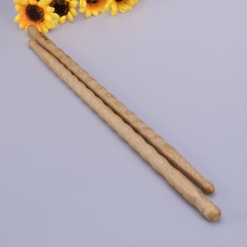 Baquetas de bambú para batería 2 piezas miniatura 6