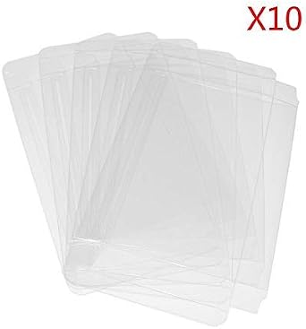Box Protector Case,10Pcs Clear Cartridge Box Case Sleeve CIB Protector Compatible for PSP Games