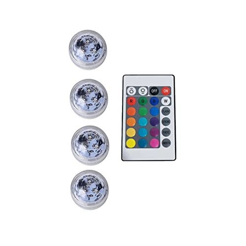 Luz LED sumergible RGB con mando distancia para acuario y jarrón