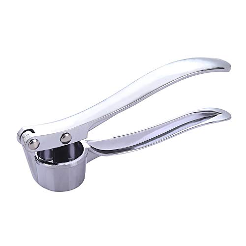 Foto von Edelstahl Knoblauchpresse, Knoblauchschneider Garlic Press, Knoblauch Crusher Praktischer