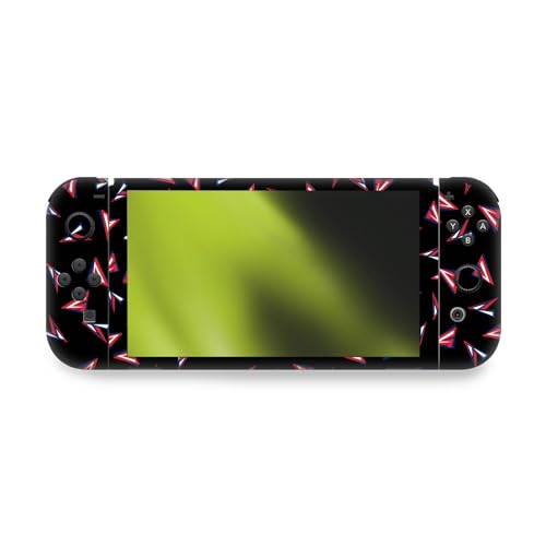 Autocollant de jeu Nintendo Switch OLED protection vinyle NFL géométrique Patriots