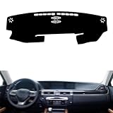 DQWERL Fit for Lexus GS350 2012-2020 LHD, Car Dashboard Cover, Interior Dash Covers, Black Dash Cover mat, Easy to use