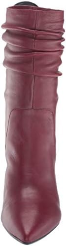 Anne Klein Women's Yurika Heeled Boot Knee High, Wine, 8 M US | Image 1
