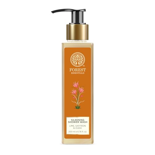 Forest Essentials Silkening Shower Wash Lime Saffron Oudh