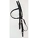 Saddles & Such New Black Color Biothane Buckle Browband Bridle and 8' Split Reins