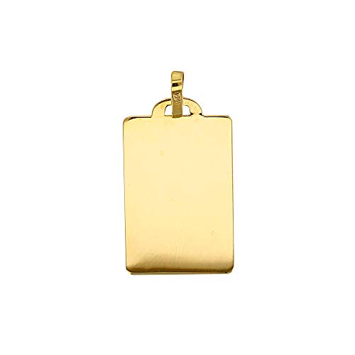 Plaque rectangle à graver en Or 375/1000 : le cadeau personnalisé idéal pour un événement unique