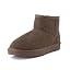 Taupe Genuine Suede