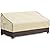 MR. COVER Outdoor Couch Cover Waterproof, Patio Furniture Covers for 3-Seater Couch, Fits up to 80"W x 38"D x 35"H, Moisture-proof & UV-protection, Brown & Khaki