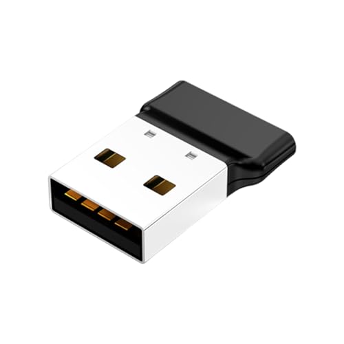 Tosuny Adaptador Bluetooth USB para PC, Receptor Dongle Bluetooth 6.0, Plug and Play, Emparejamiento Automático, Adaptador de Audio Universal para Wins, para Auriculares, Teclado, (USB)