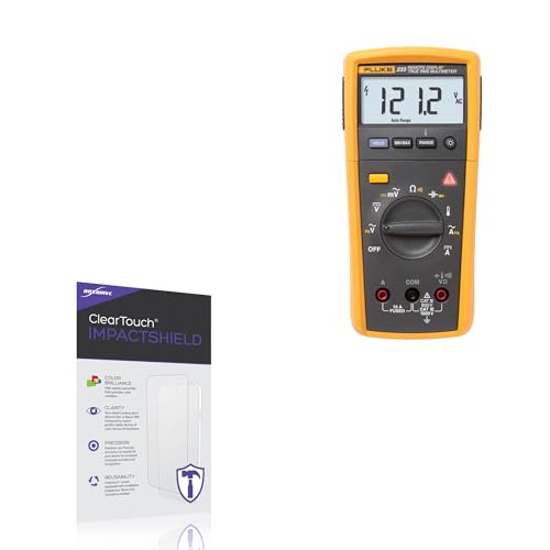 BoxWave Screen Protector Compatible with Fluke 233 - ClearTouch ImpactShield (2-Pack), Impenetrable Screen Protector Flexible Film