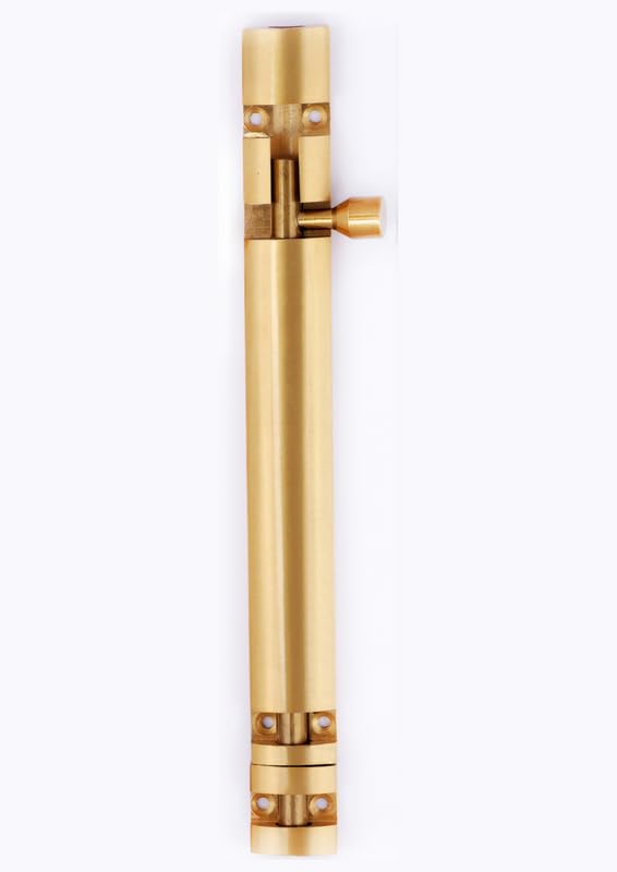 Image of Premium Heavy Aluminium 8 Inch Tower Bolt | Door Stopper | Door Lock Latch for Home, Office Doors,Main Doors,Windows | kundi | chitakni | Chitkini(Gold Finish)(Pack of 12)