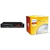 Tascam CD-RW900MK2 CD-Player, schwarz & Philips CDR 80min 700MB Audio 10Pack CD-Rohlinge