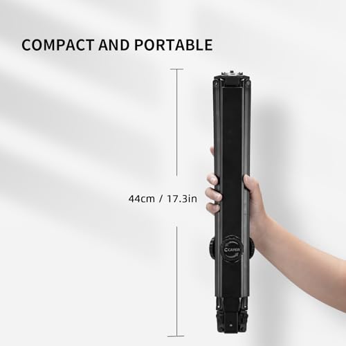 CAYER SP10 Tripod Ground Spreader for FA310H Video Tripod, Quick-Release Design, Adjustable 29.5\"-46.5\" (75-118cm), Heavy-Duty ABS and Aluminum