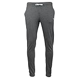 PUMA Women's Sweatpant Open, Medium Heather Grey, Medium