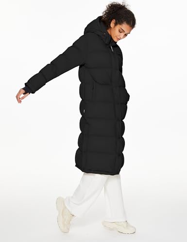 Orolay Women's Maxi Puffer Jacket Winter Warm Down Coat Casual Loose Jacket with Detachable Hood3