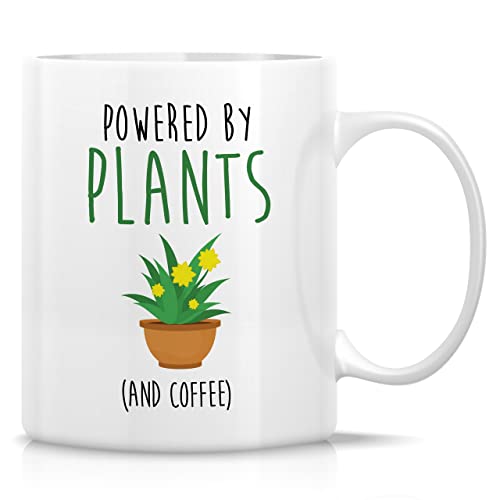 Retreez Funny Mug - Powered By Plants Botanist Gardener Vega