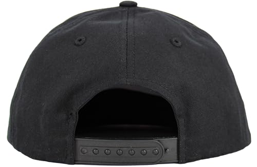Image of KBETHOS Classic Snapback Hat Blank Cap Underbrim Cotton Wool Blend Flat Visor Adjustable Unisex