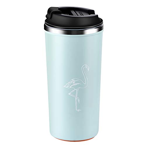 ETROBOT Coffee Tumbler, Stainless Steel Coffee Cup Wall Vacuum Reusable Office Coffee Mug