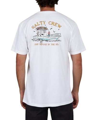 Salty crew fish on classic short sleeve t-shirt xl