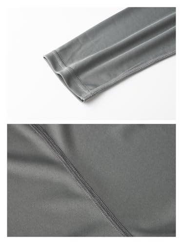 STICKON Mens UPF 50+ Sun Protection Shirts UV SPF Long Sleeve Swim Tee Shirts Lightweight Rash Guard Fishing T-Shirt3