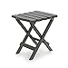 Camco 51880 Sage Regular Adirondack Portable Outdoor Folding Side Table, Perfect for The Beach, Camping, Picnics, Cookouts and More, Weatherproof and Rust Resistant-Taupe