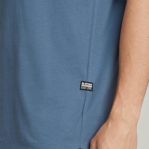 G-STAR Herren Lash Jersey T-Shirt Blau (avio D16396-B353-1820) M – Ansicht 6