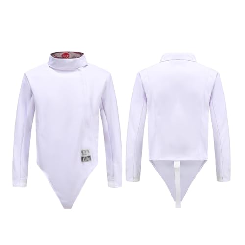 FSADYANG Fechtuniform, Fechtsportuniformanzug, Unisex-Fechtuniformanzug, 450N-Fechtausrüstungsset, Weste/Jacke/Hose, Degen, Pannensicher(38)
