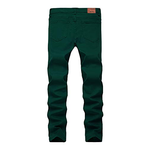 WULFUL Men's Slim Fit Skinny Stretch Comfy Denim Jeans Pants