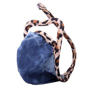 Sexy Men Heart-shaped C-string Thong Underwear Denim Blue Leopard ...