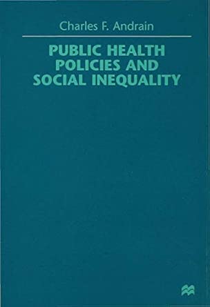 Public Health Policies and Social Inequality 1998th Edition book cover