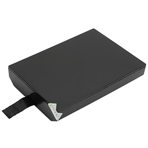 Leapiture Spielkonsolen-Festplatte, Gaming-Festplatte, Upgrade Der Festplatte, Zubehör Für Spielekonsolen, Verschleißfest, Sturzfest, Für X-Box 360 Slim-Spiele(250G-Schwarz)