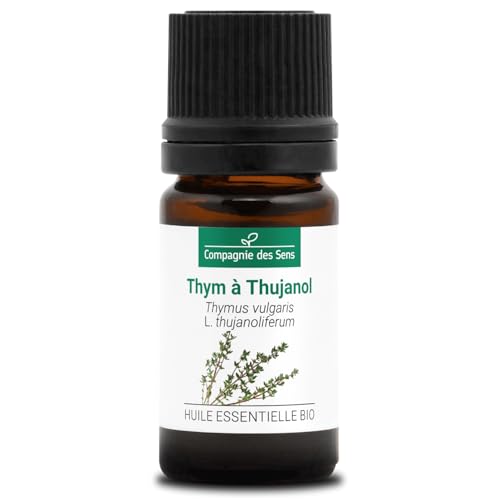 TIMO AL TUJANOL BIO - 5mL - Olio Essenziale di Qualità Premium - 100% Puro, Naturale, garantito ChromaCert® - Chemotipizzato & Integrale