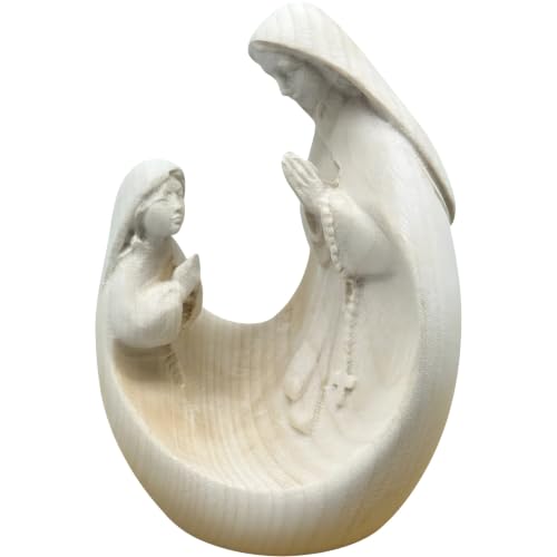 Figurine de crèche Vierge avec Bernadette pour une déco spirituelle - 4