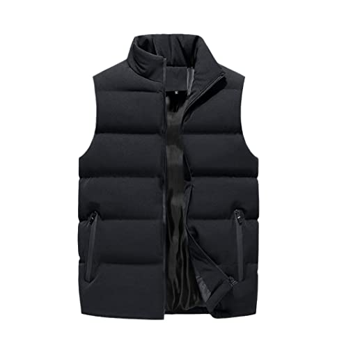 Gilet décontracté homme veste d'automne chaude sans manches hiver XL