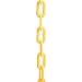 US Weight ChainBoss 2-Inch Plastic Chain – 125 Feet, Yellow