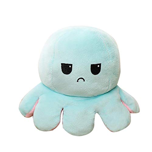 Preisvergleich Produktbild Sallyohno Doppelseitiges Plüsch Spielzeug Octopus Plüschtier, Oktopus Kuscheltier Zum Wenden, Kreative Stofftier Spielzeuggeschenke für Kinder, Familie, Freunde (C)