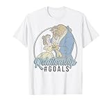 Disney La Bella Y La Bestia Pareja Goals Graphic Camiseta Camiseta