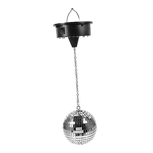 Angoily 12cm Mirror Disco Ball Motor Rotating for Parties Ceiling/Wall Decor Disco Ball Lights for Clubs